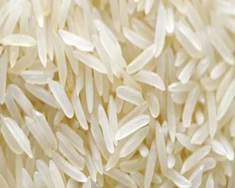 Creamy white grains of 1121 Sella Basmati rice